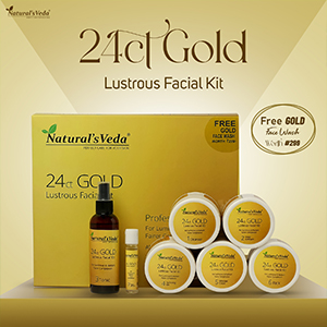 24ct CT Gold Lustrous Facial Kit