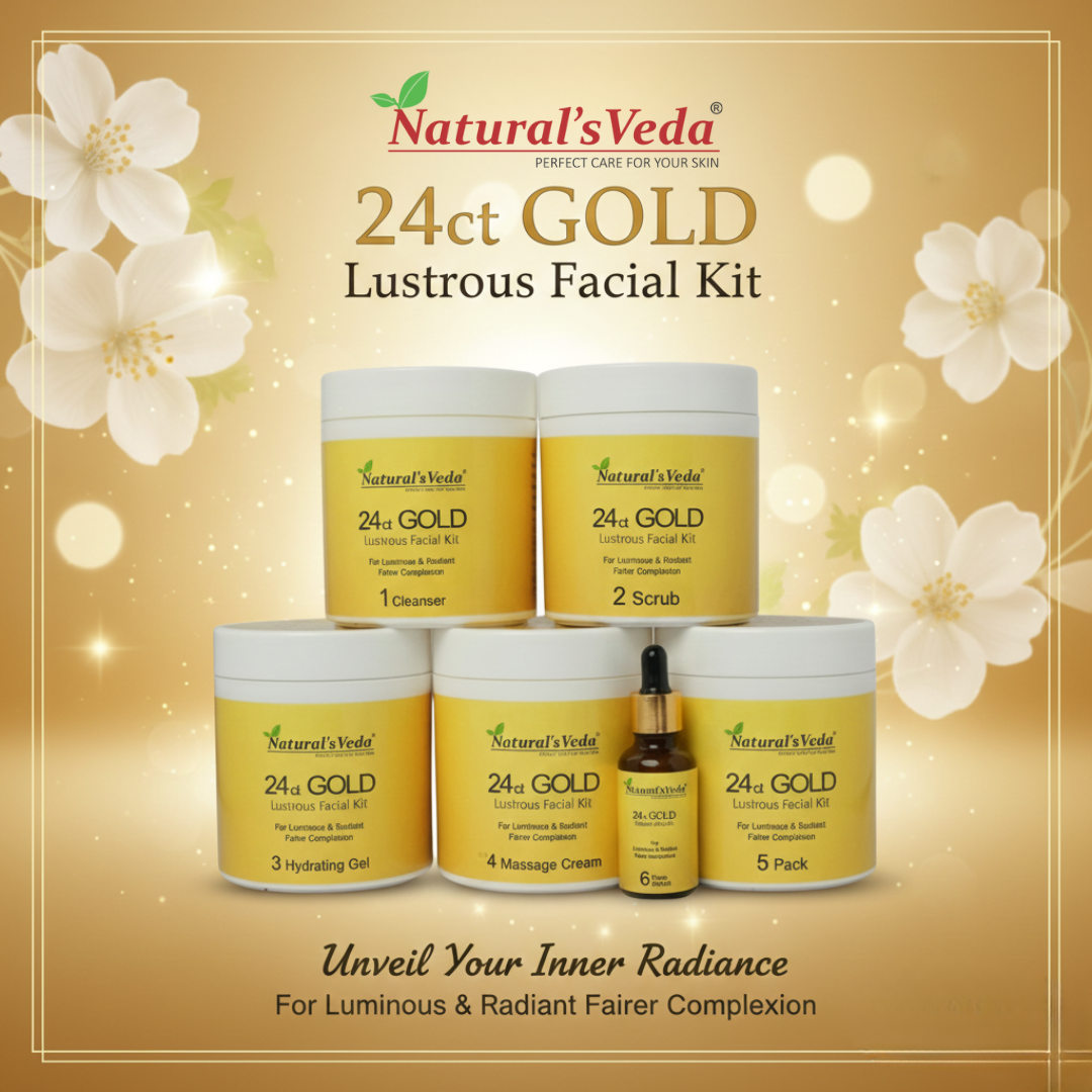 24 ct Gold Facial Kit 2k 550grm